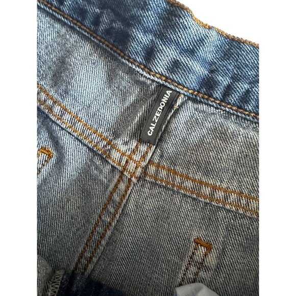 CALZEDONIA Embellished Pearl Ankle Jeans Size Small - Picture 6 of 10